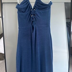 Princess Polly Blue Strapless Sheath Dress